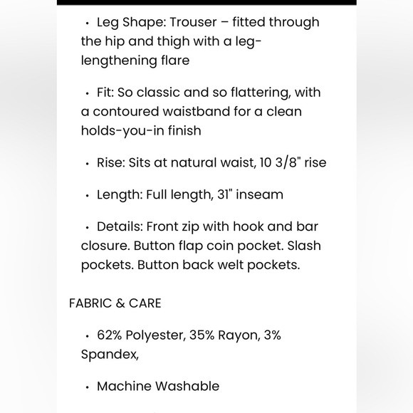 LOFT Button Pocket Wide Leg Trouser Women’s 8 NWT Gray - Picture 7 of 7